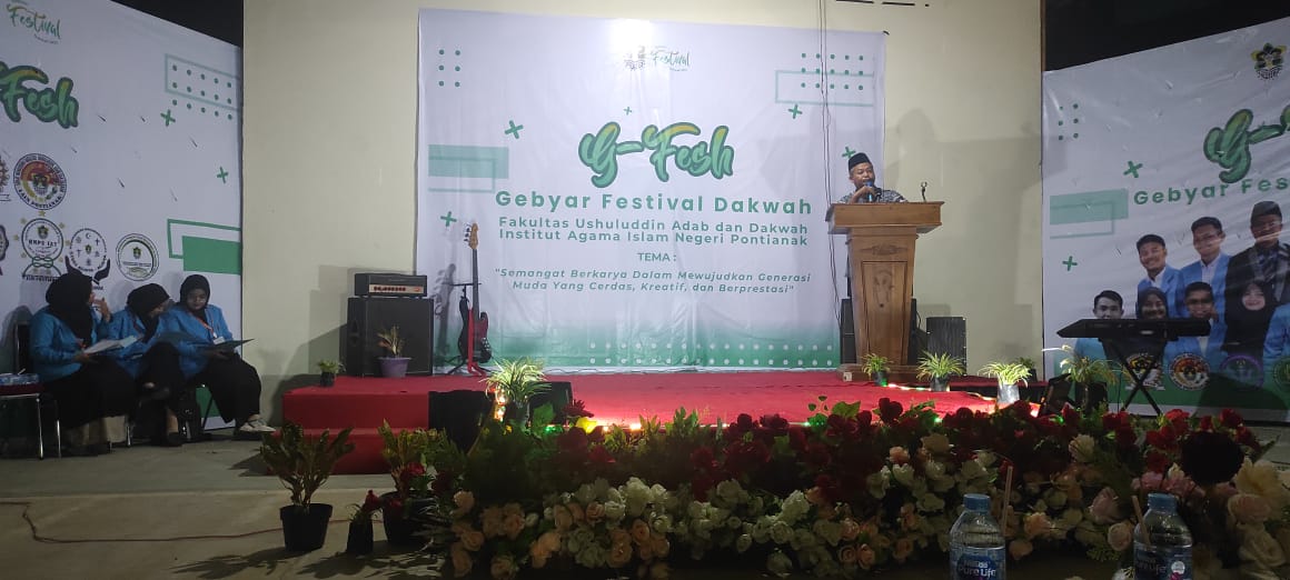 Dekan FUAD IAIN Pontianak Inginkan G-Fesh IV Lahirkan Mahasiswa Berakhlak Mulia dan Berprestasi