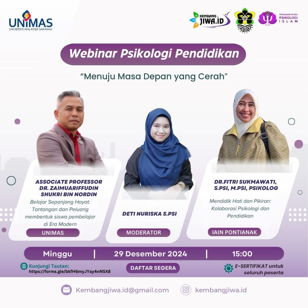 IAIN Pontianak dan UNIMAS Gelar Webinar Internasional, Bahas Masa Depan Pendidikan